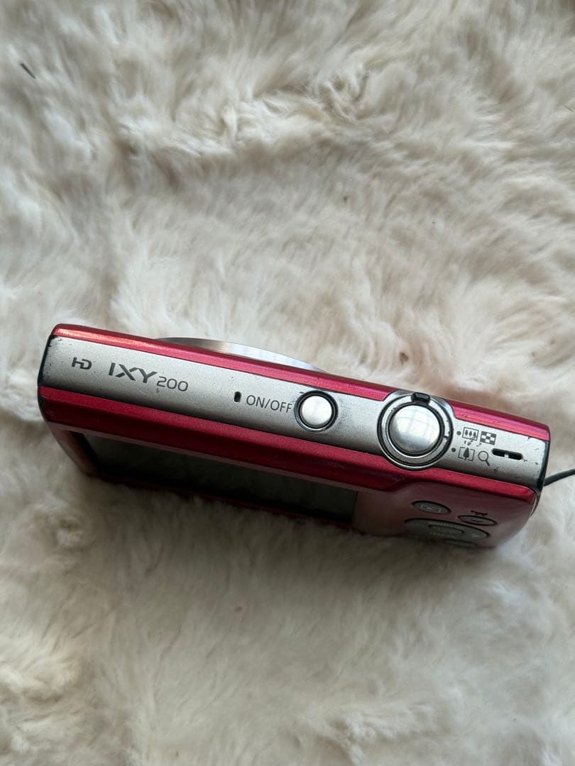 動作確認済 Canon キヤノン IXY200 イクシー PC2333 赤