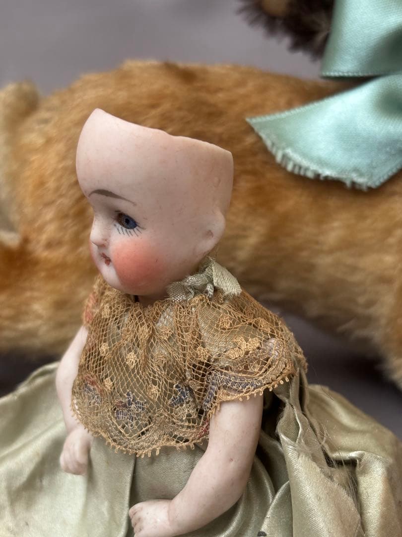 アンティーク オールビスクドール ミニョネット ドールハウスドール ビスクドール