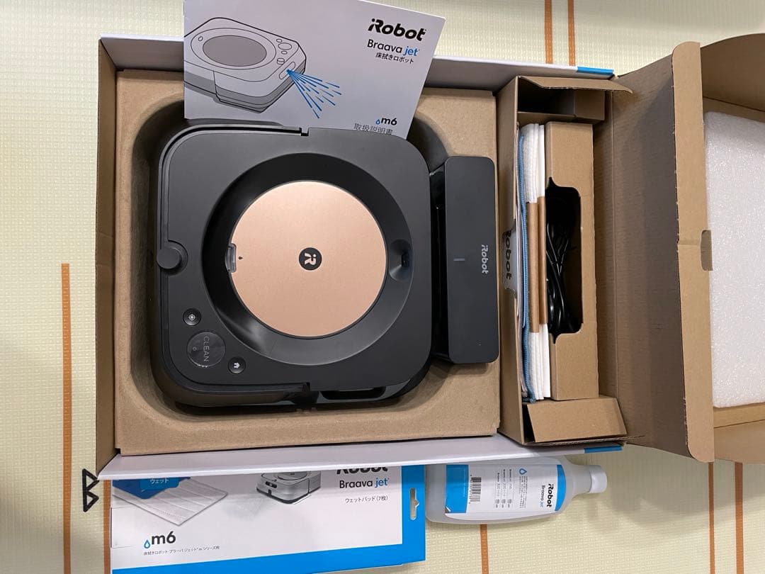 ブラーバジェット m6 Braava jet m6 セット　ゴールド