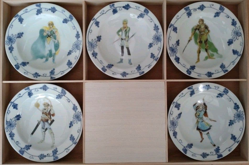 ロマンシング・サガ　有田焼15cm小皿5枚セット