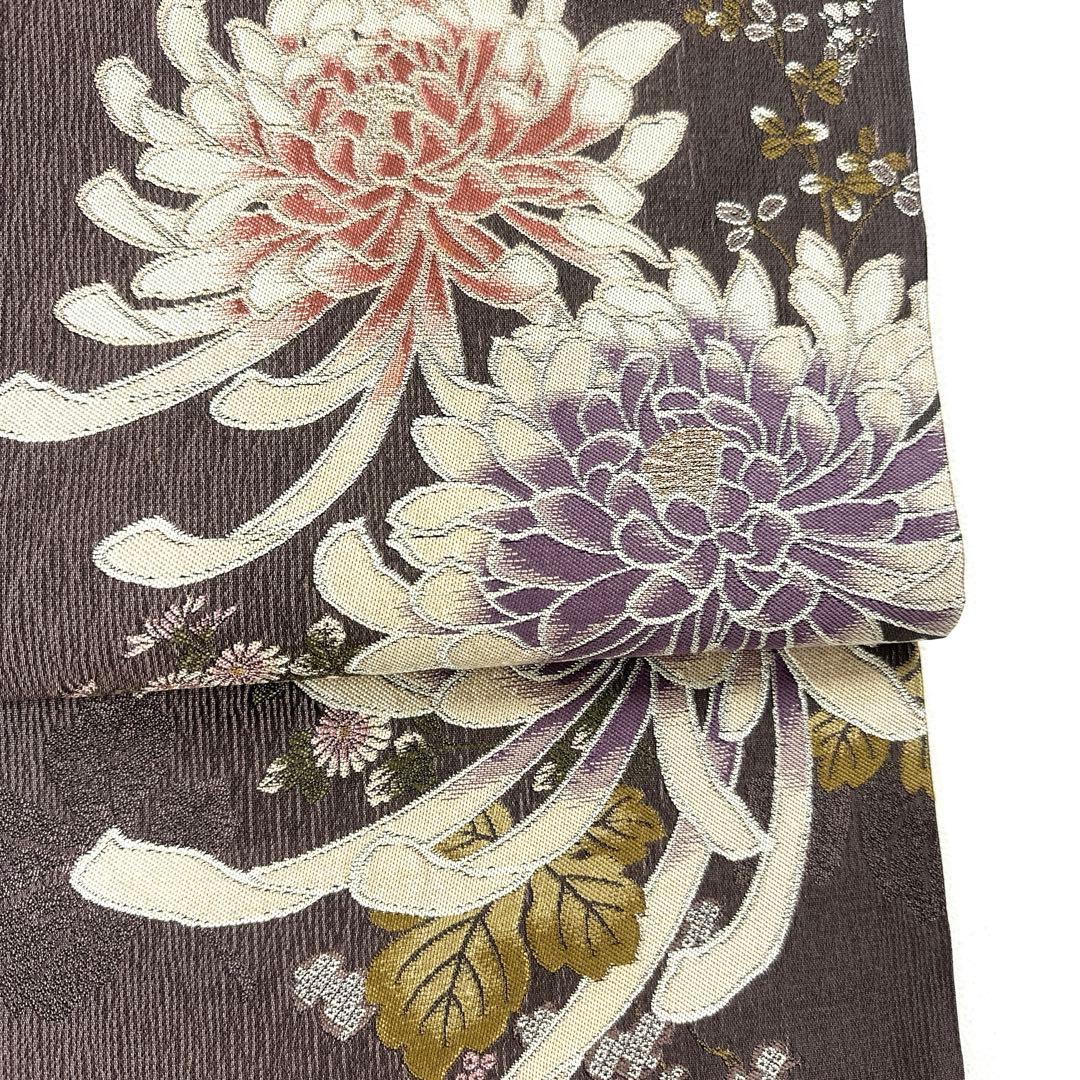 専用帯4969 4168 二点セット●やまと誂製 高級 正絹 六通 袋帯 乱菊