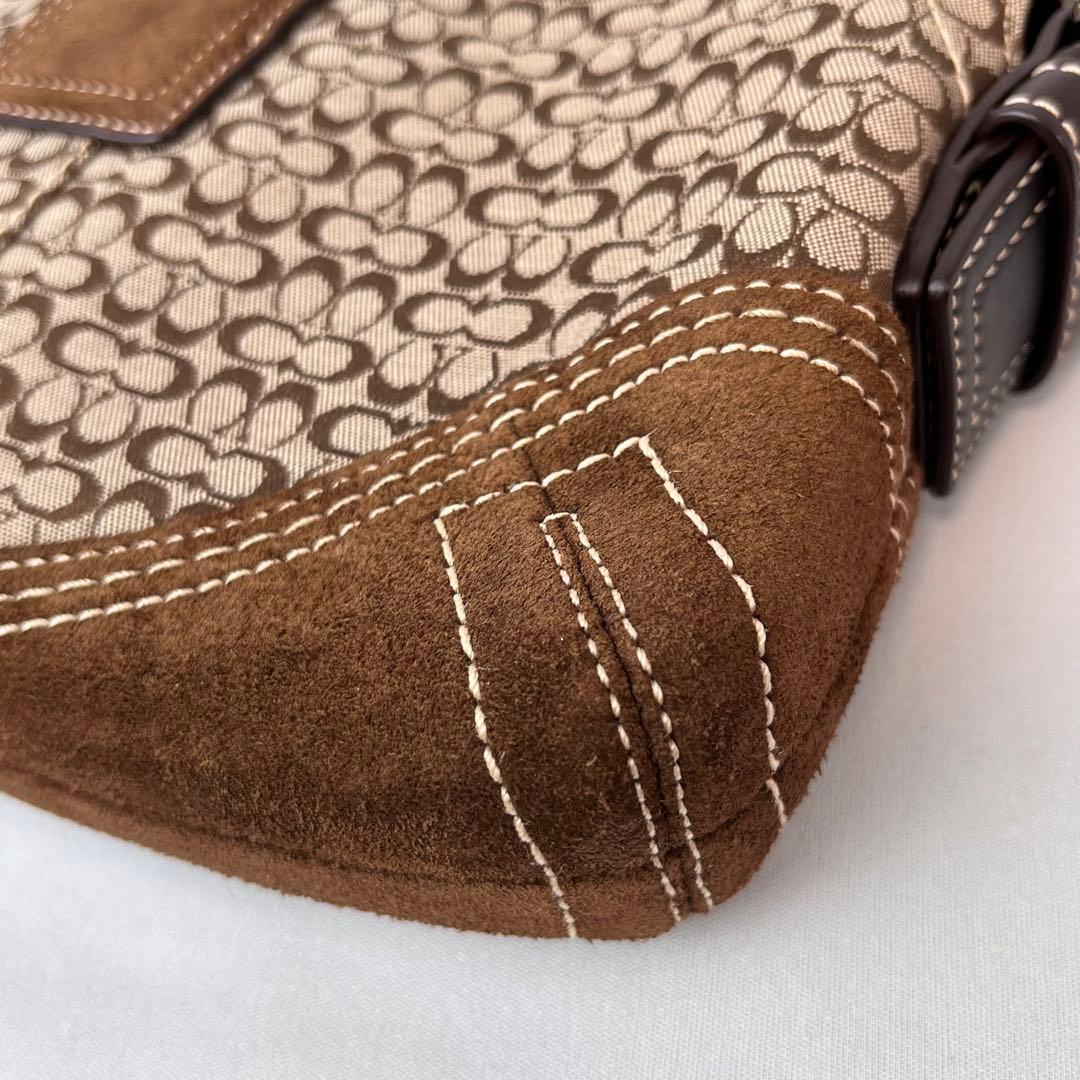 COACH ハンドバック ソーホー シグネチャー ブラウン