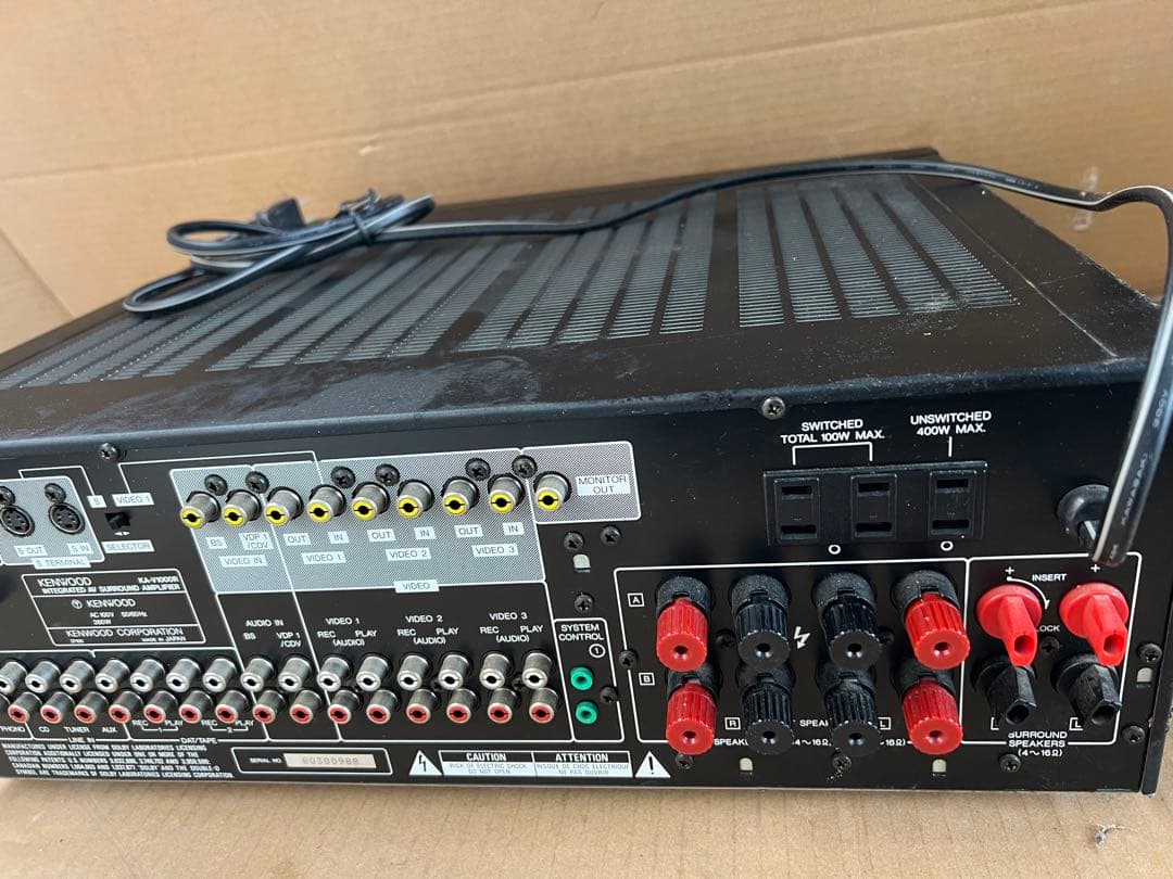 KENWOOD KA-V1000R * ￥99,800(1988年頃