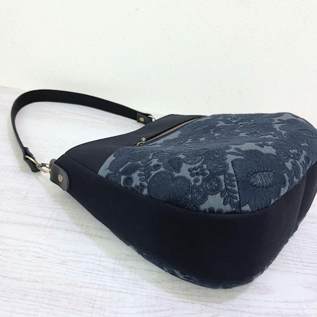 ミナペルホネン　ハンドメイド　ショルダーバッグ　smile flower