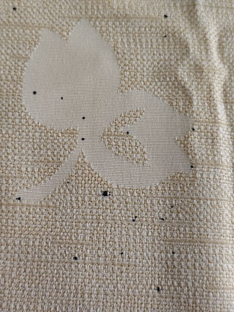 サンゲツ　オーダーカーテンわけあり2枚組 186×234　ベージュ　アンティーク