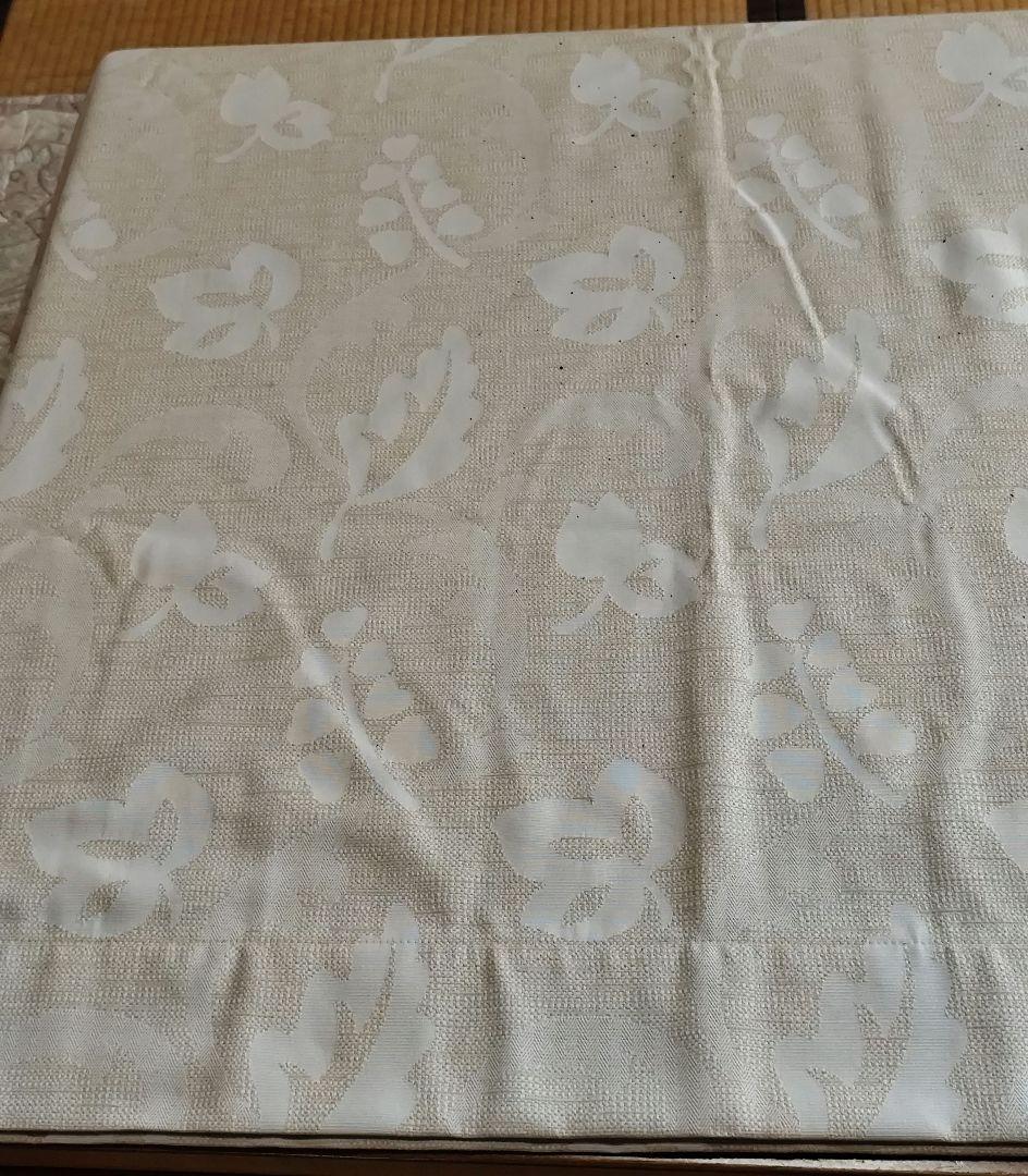 サンゲツ　オーダーカーテンわけあり2枚組 186×234　ベージュ　アンティーク