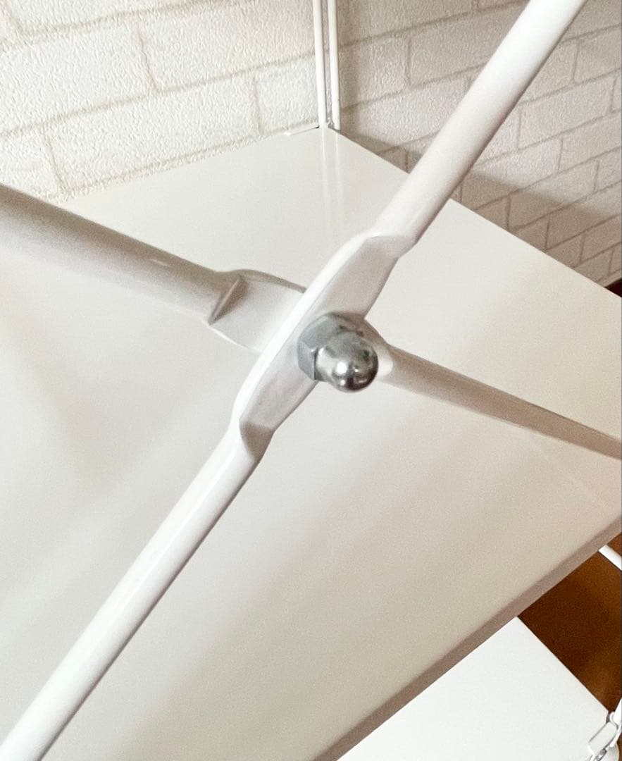 無印良品 MUJI スチールユニットシェルフ・中/ライトグレー