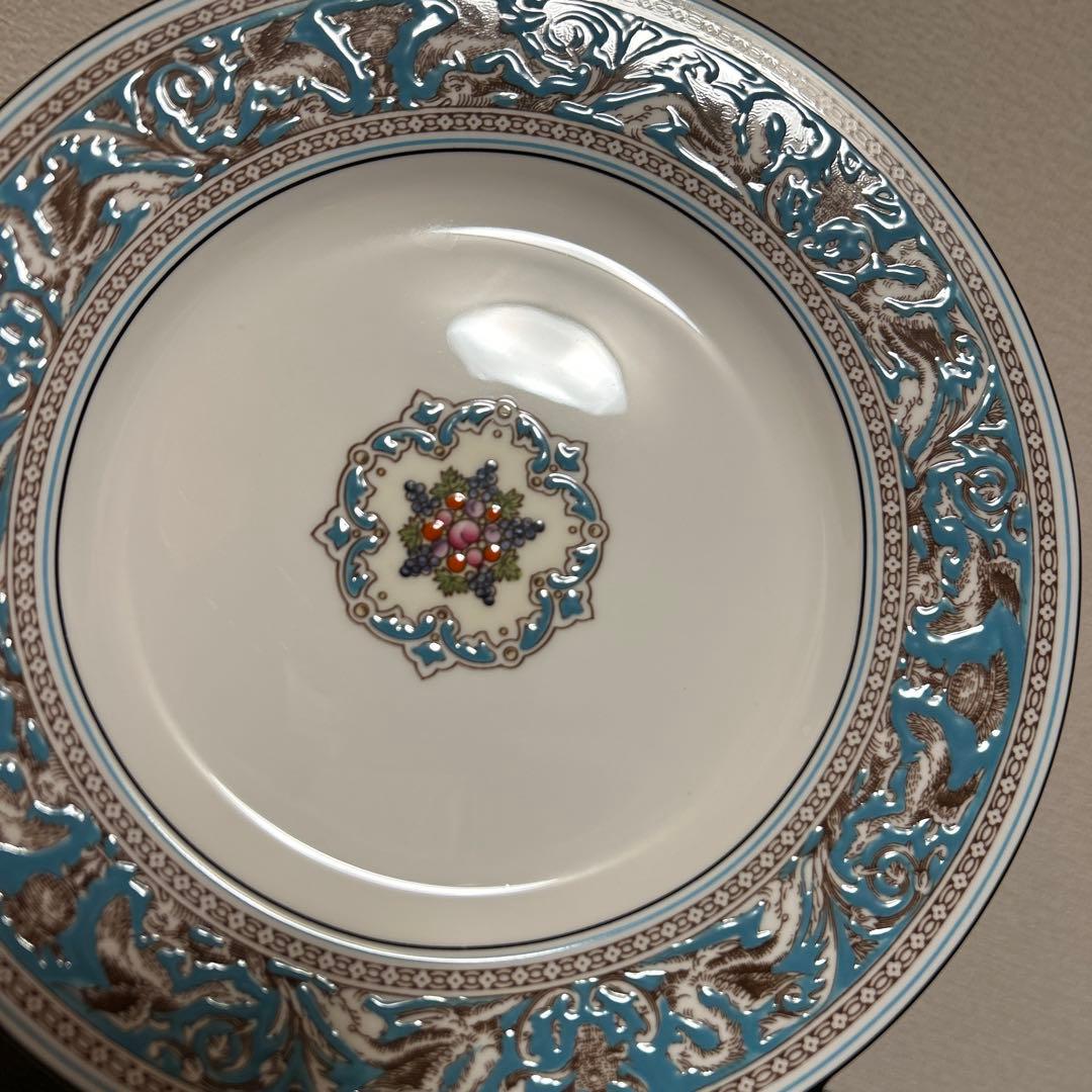 ウェッジウッド　フロレンティーン　ターコイズ　ディナープレート　新品未使用　23