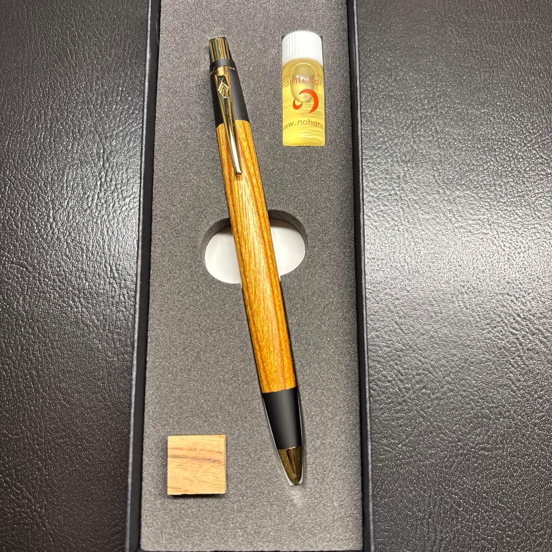 ※専用　新品未使用‼️ 野原工芸　欅　シャーペン　新型　ゴールド