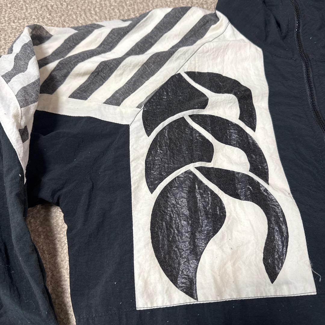 カンタベリー　ALL BLACKS ナイロンジャケット 黒/白/グレー