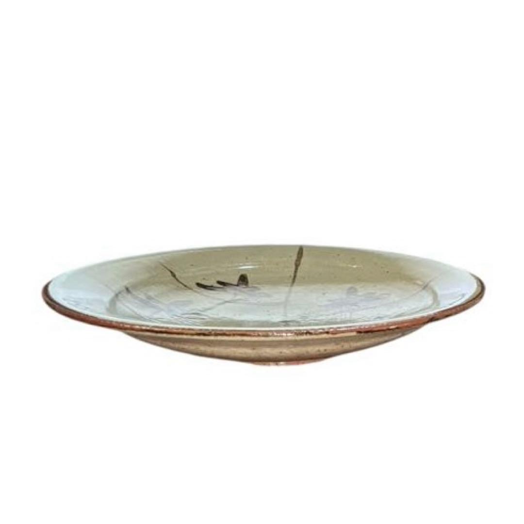十三代 中里太郎右衛門陶房 絵唐津 皿 22cm 共箱 栞付 唐津焼