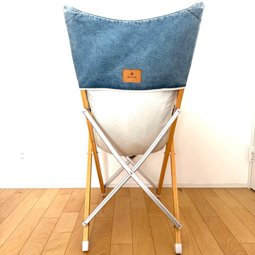 限定スノーピーク×ジャーナルスタンダード TAKEチェアロング 雪峰祭 デニム