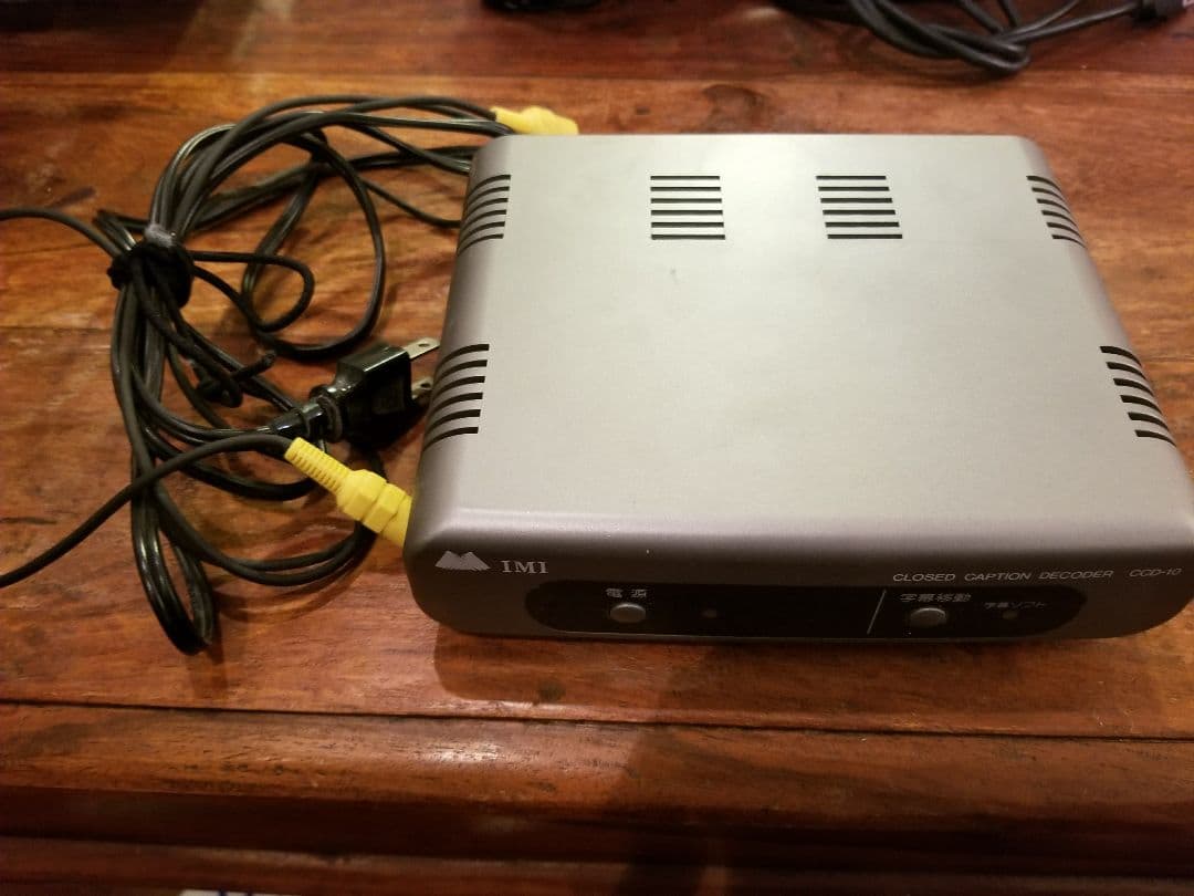 CLOSED CAPTION DECODER CCD-10　字幕作成機