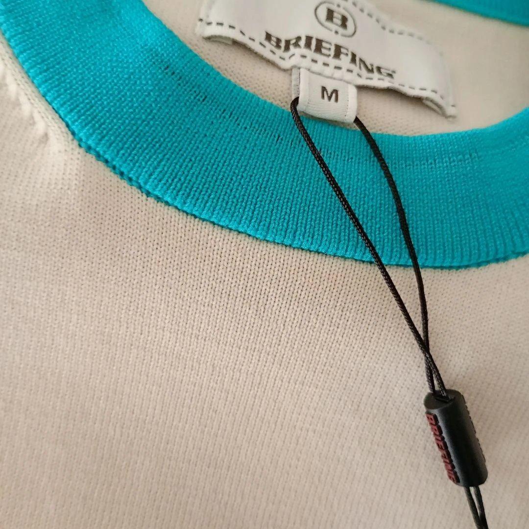 未使用！本日お値下！BRIEFING セーター M ターコイズ/ホワイトサイズM