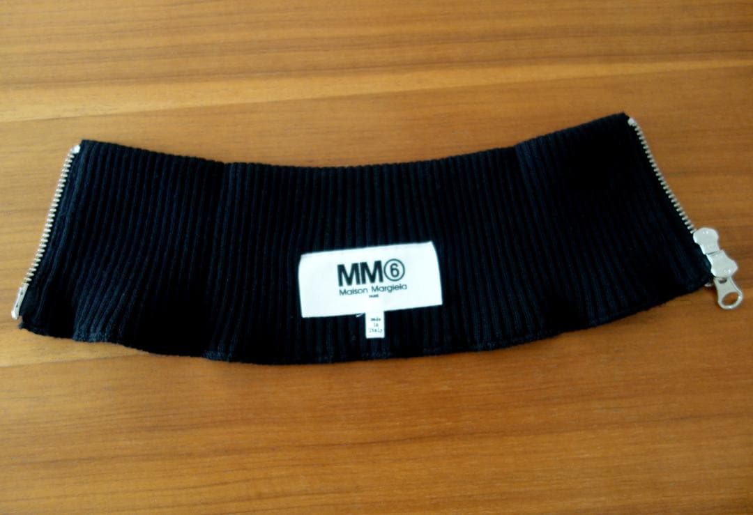 ▼MM6 Maison Margiela ネックウォーマー ブラック