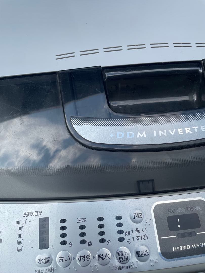 大家族用　10Kg ファミリー用洗濯機　サンヨー