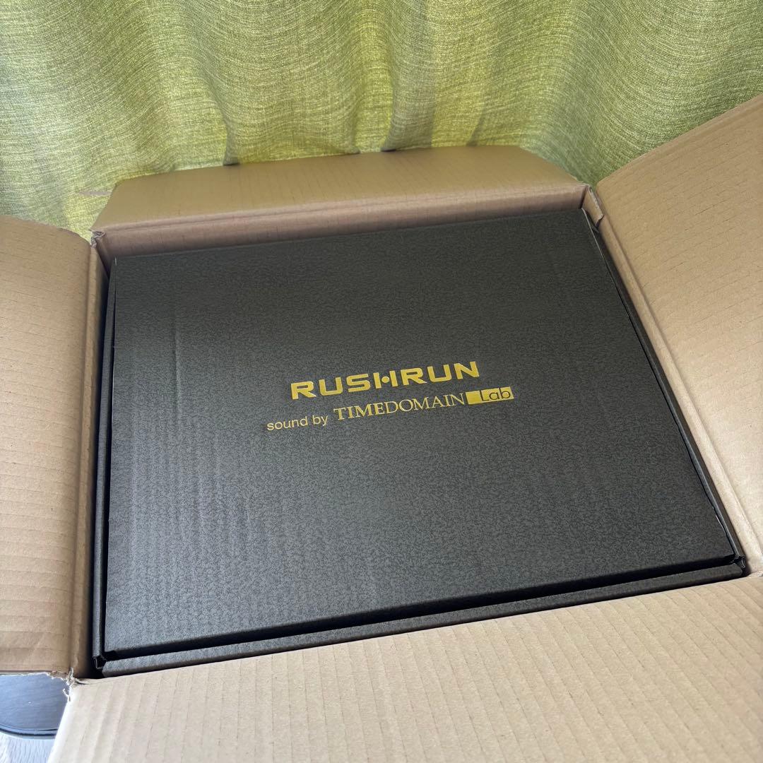 新品　アルミ削り出しスピーカーシステム RUSHRUN TR-5500(S)