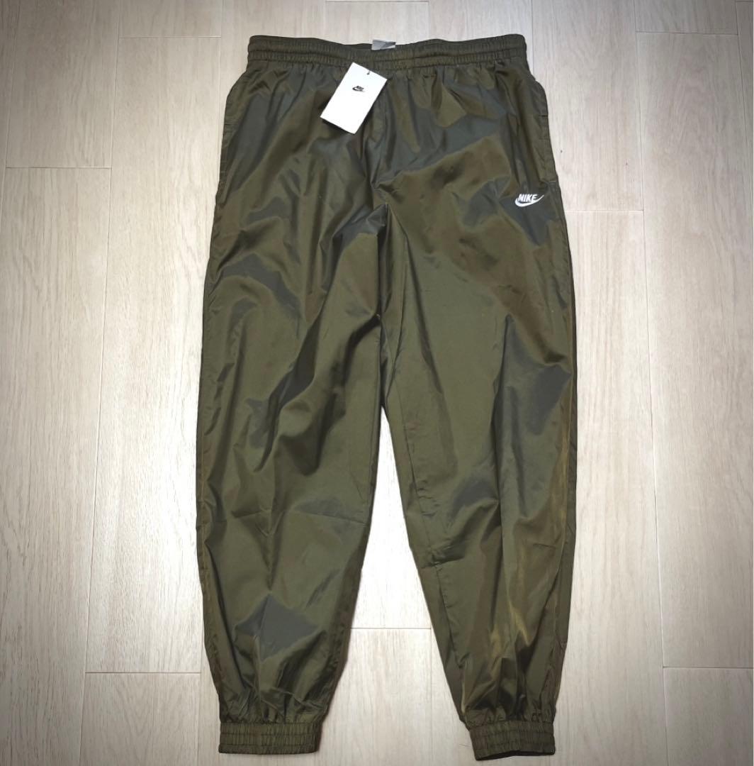 ナイキ ウィンドブレーカー 上下セット ジャケット パンツ 新品 L オリーブ