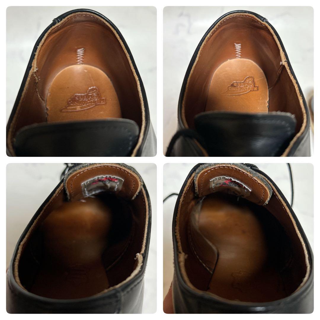 【廃盤】 レッドウィング 8002 ワークオックスフォード 黒 7.5 ブーツ