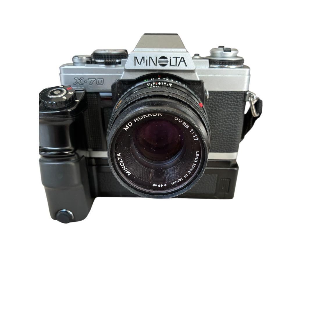 【ジャンク】MINOLTA X-70 ROKKOR 50mm モータードライブ