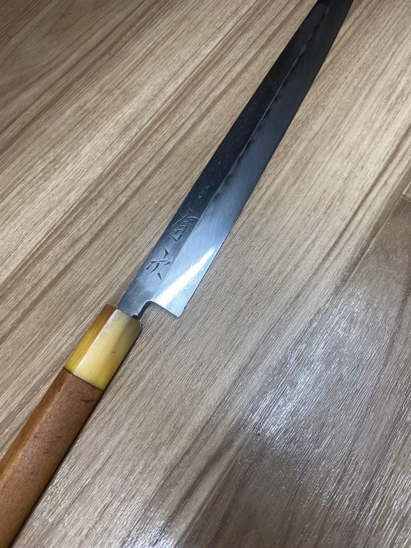 有次　本焼　ふぐ引き　テッサ　包丁　尺一