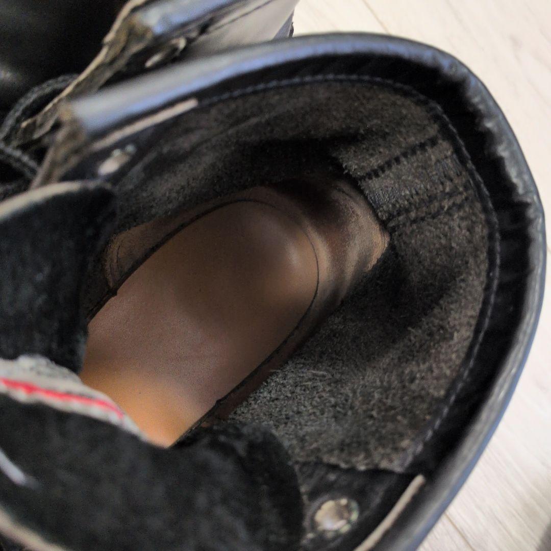 RED WING ブラック レザーブーツ8137 USA81/2 UK71/2