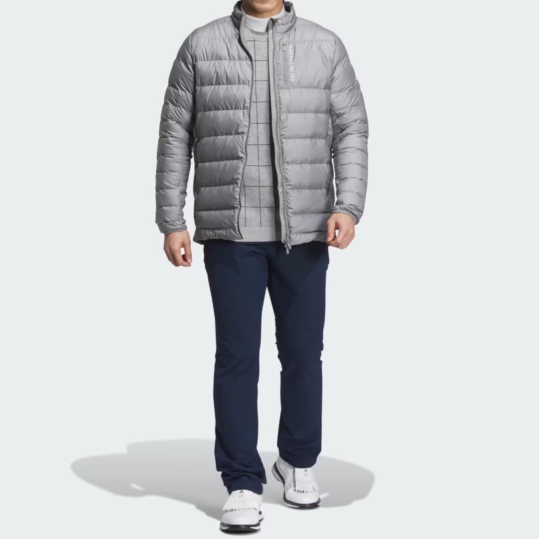 【XL】秋冬 アディダス ゴルフ 保温 600フィルパワー ダウンジャケット