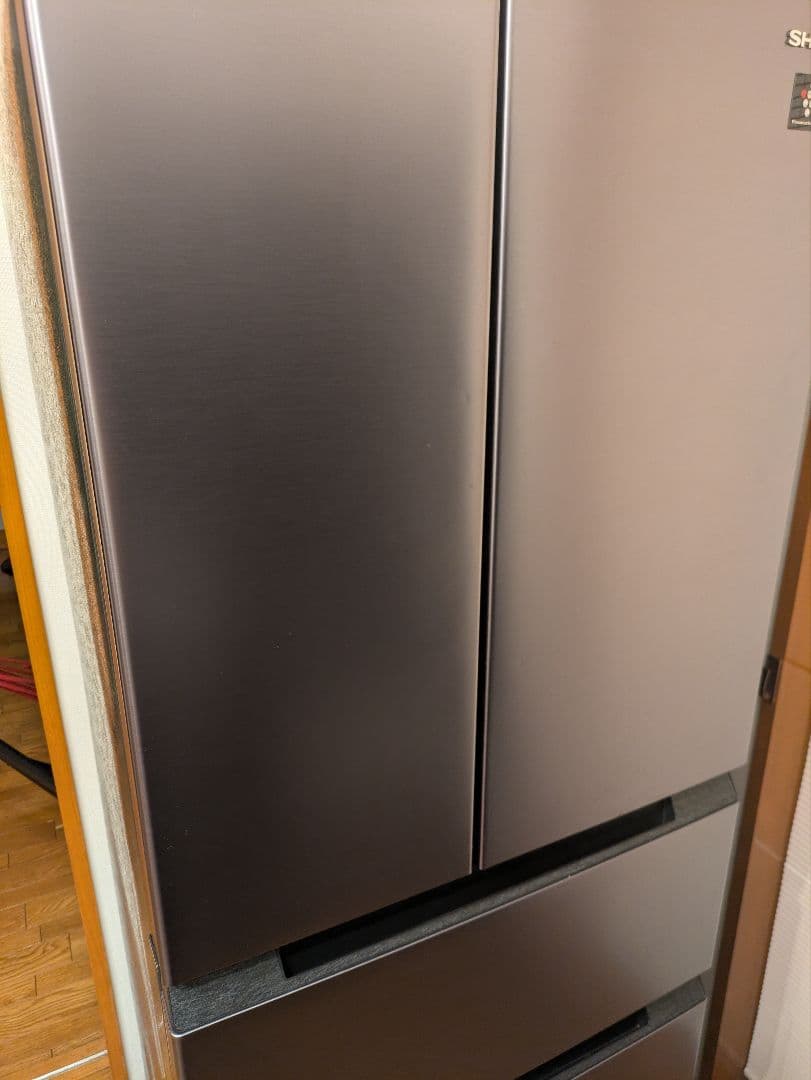 【9月末まで】SHARP メタルドア 冷蔵庫 2024年購入