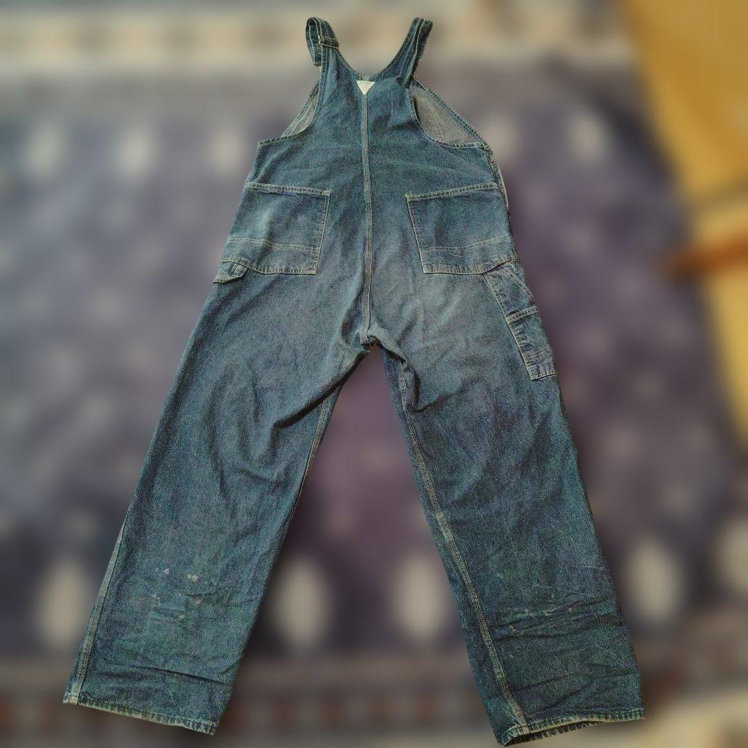 希少 60s オシュコシュ オーバーオール 緑タグ 42インチ ビンテージ