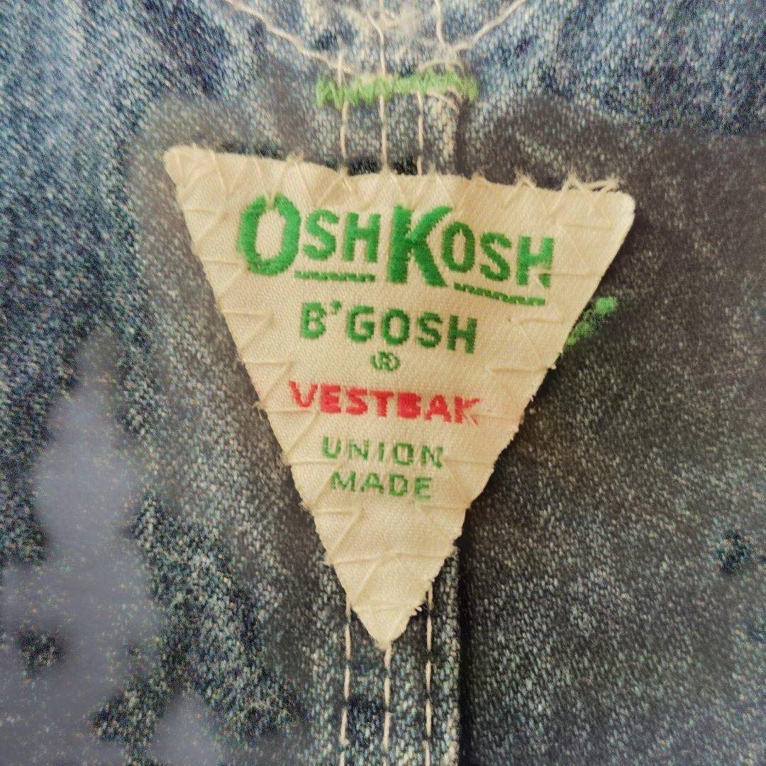 希少 60s オシュコシュ オーバーオール 緑タグ 42インチ ビンテージ