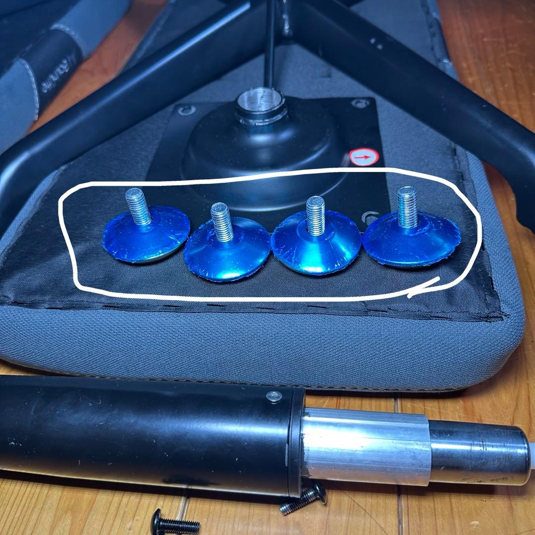 バウヒュッテ　オットマン　ゲーミングチェア　２脚セット