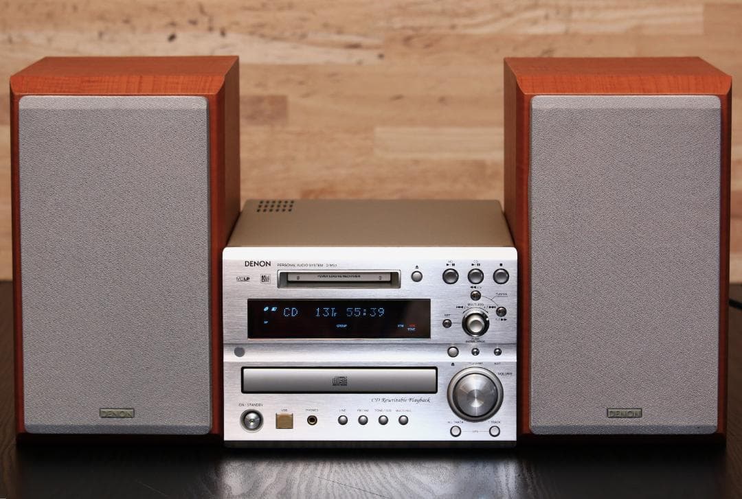 DENON　D-MS3　CD/MD/TUNER/USB　コンポ+スピーカー　美品