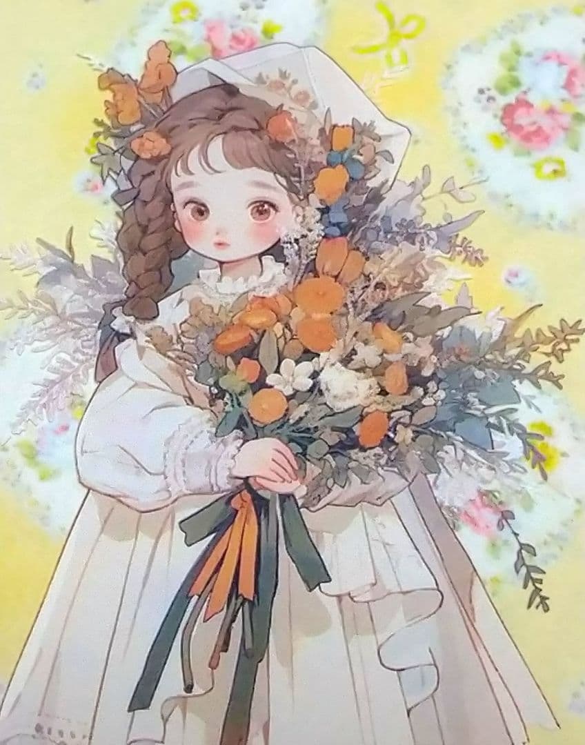 廃盤品✩再販✩J836＃几味甜风(PET)奶泡匣子切売り海外人物女の子AIマステ