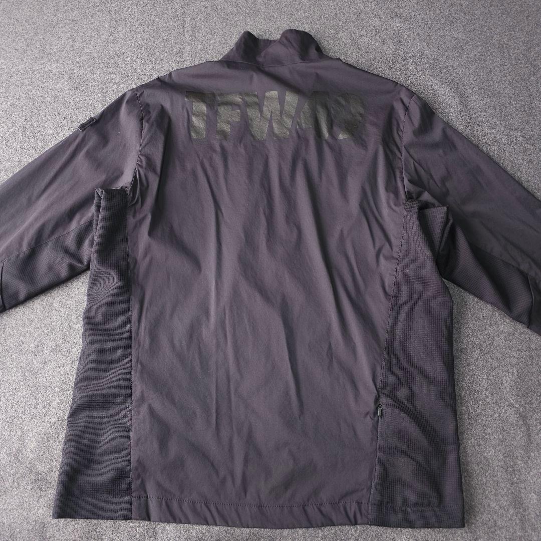 TFW49 背中ロゴネーム 長袖ゴルフブルゾンジャケット 黒 5 メンズ L