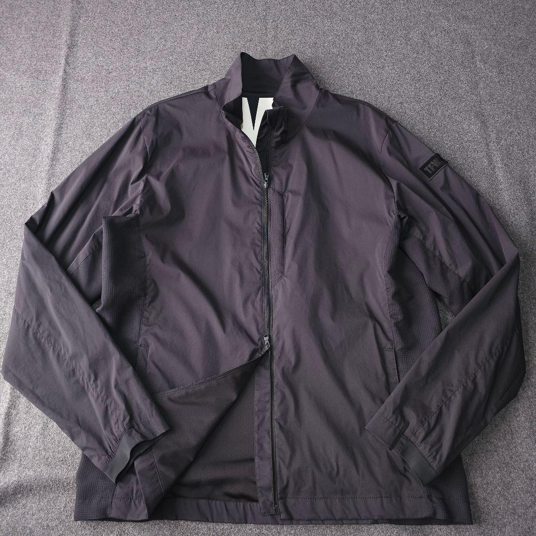 TFW49 背中ロゴネーム 長袖ゴルフブルゾンジャケット 黒 5 メンズ L