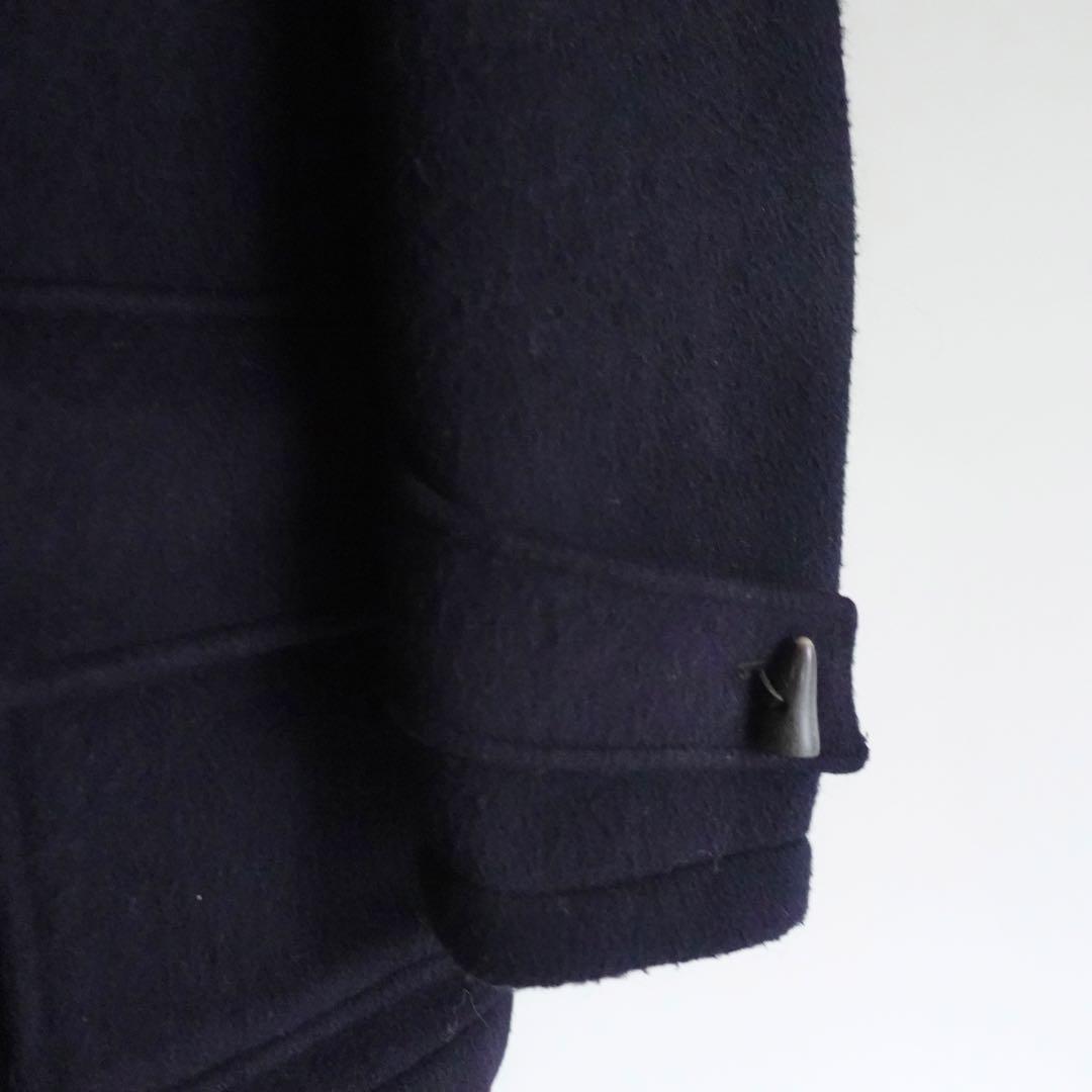 1980s Tibett ショートダッフルコート　ネイビー　イングランド製