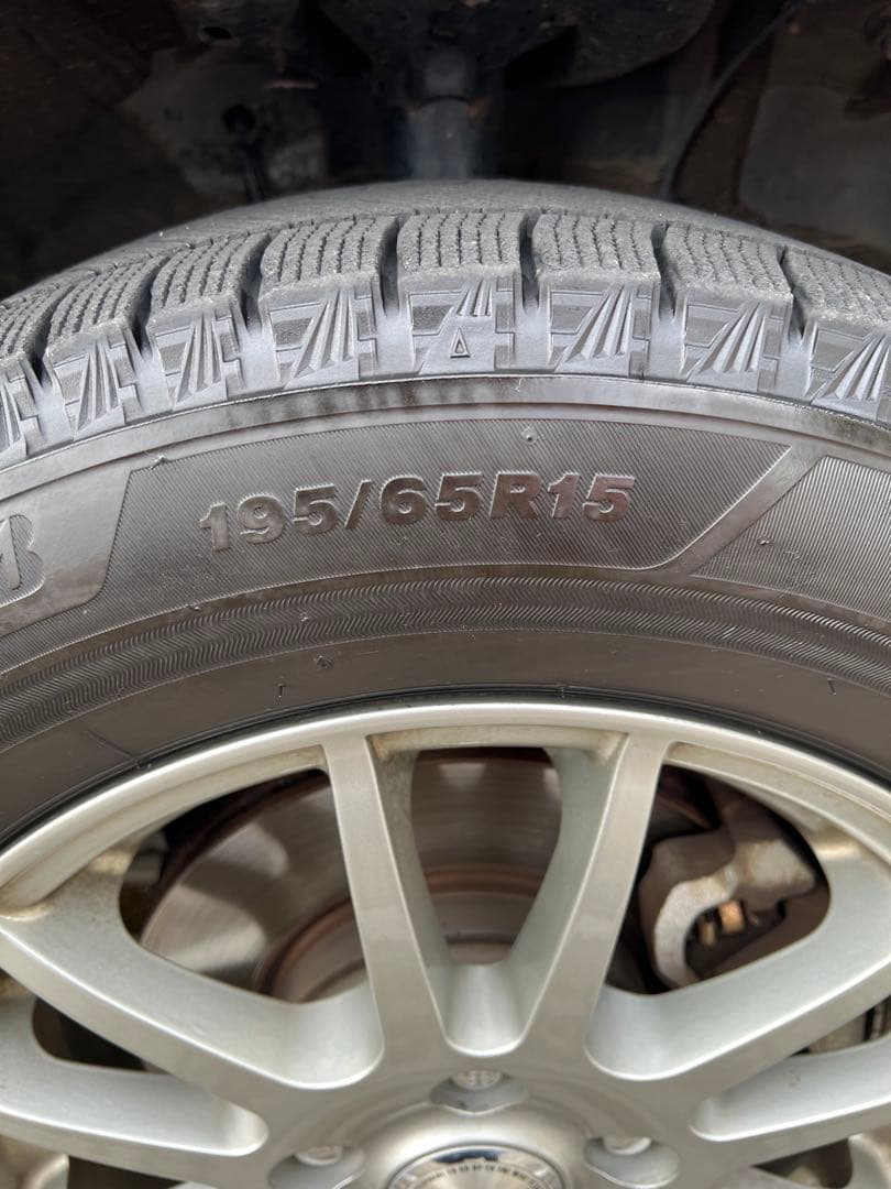 【引取り限定】トヨタ80系、ブリザックVRX-3、4本セット（15インチ）