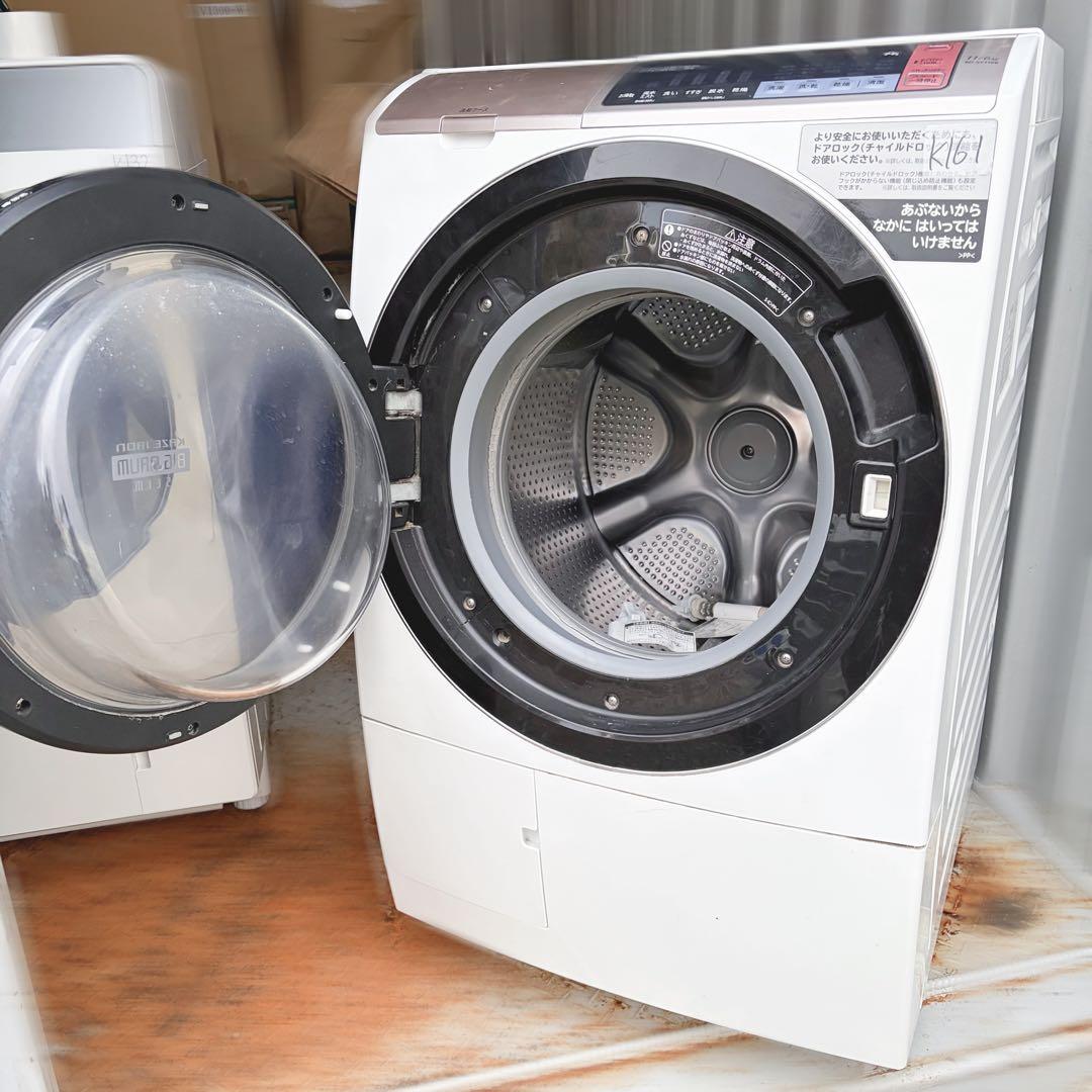 運搬取付無料！純正HITACHIビッグドラム風アイロンでシワ知らず！完動超美品！