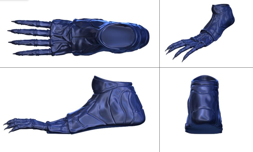 さいとうページ　FGO　オベロン・ヴォーティガン　左手と足　オーダーメイド