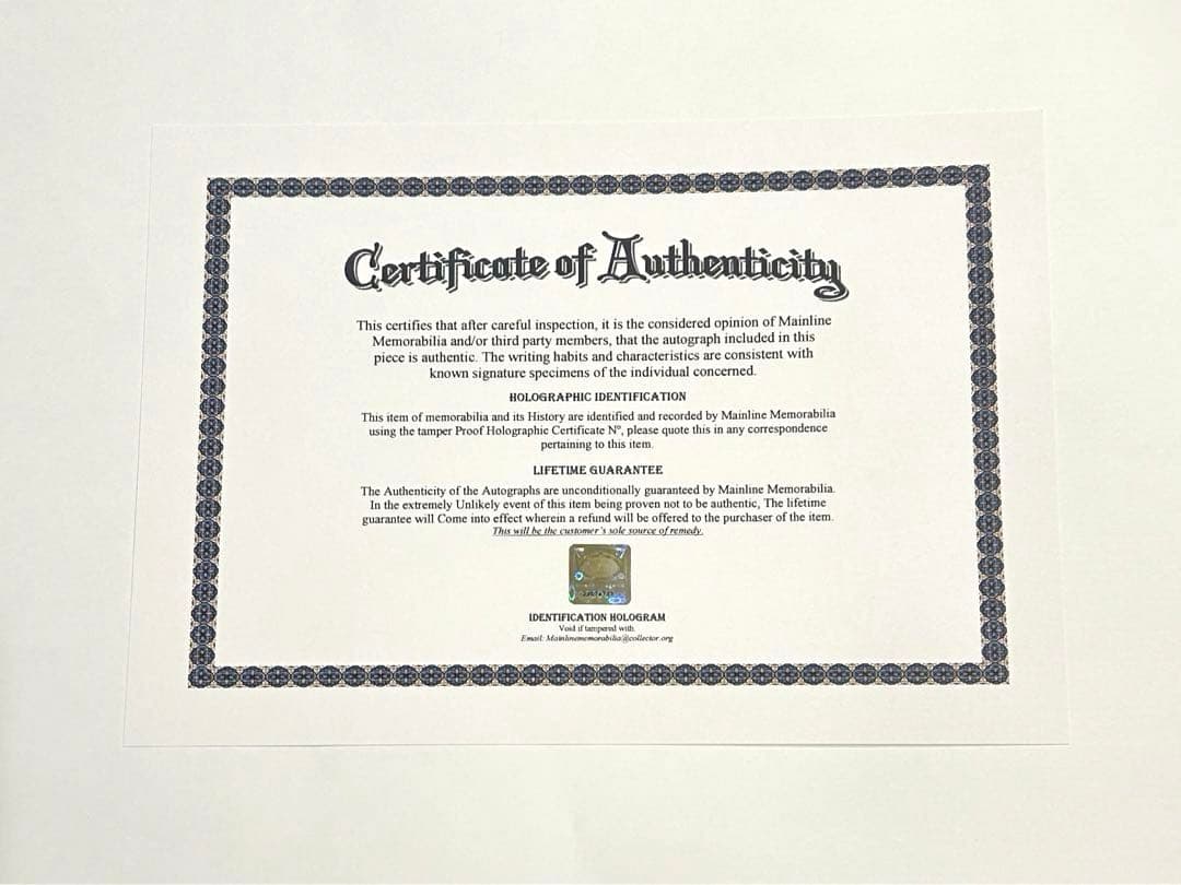 クリスティアーノ・ロナウド　クリロナ　直筆サイン入り　フォト