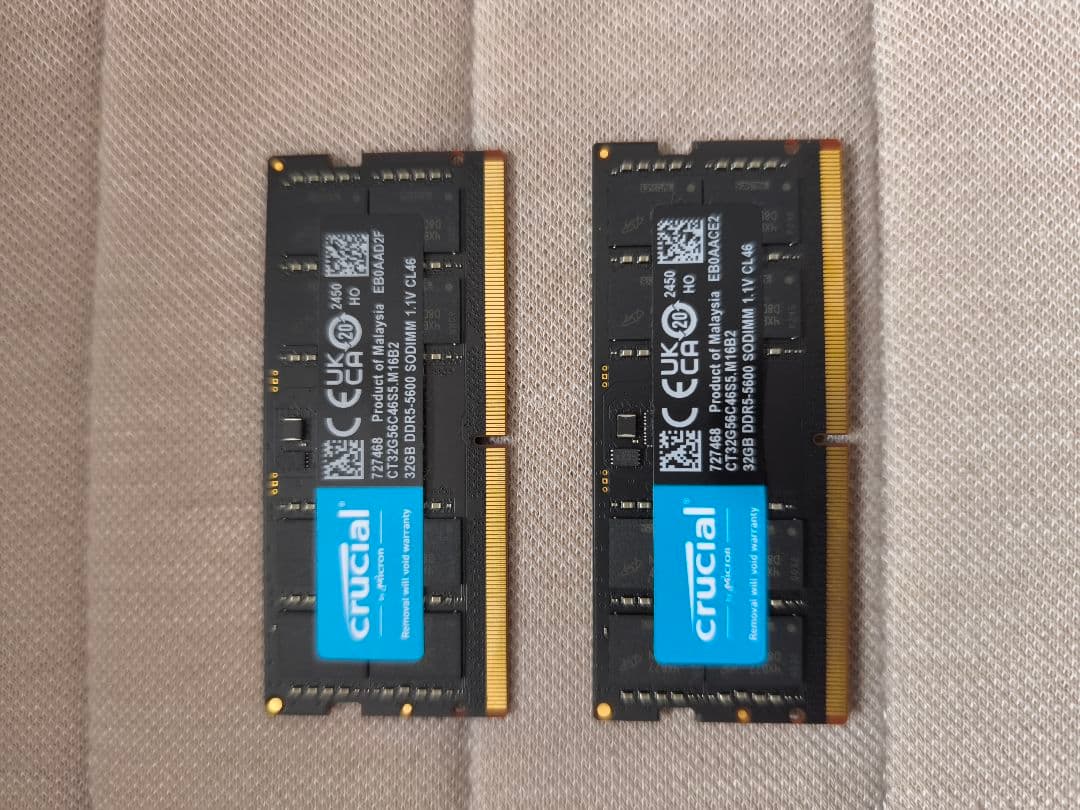 Crucial DDR5-5600 128GB (32GB×4)