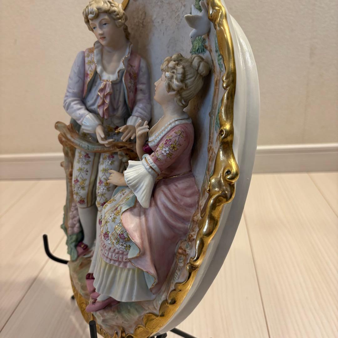 【美品】 アンティークドール 陶器人形 マイセン 瀬戸 昭和レトロ