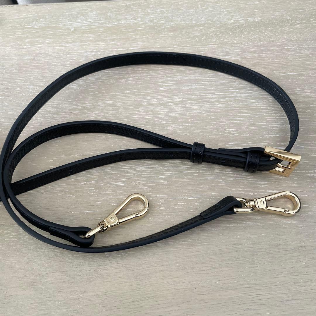 SLOBE IENA レザートートバッグ　黒　ショルダーバッグ　スローブイエナ