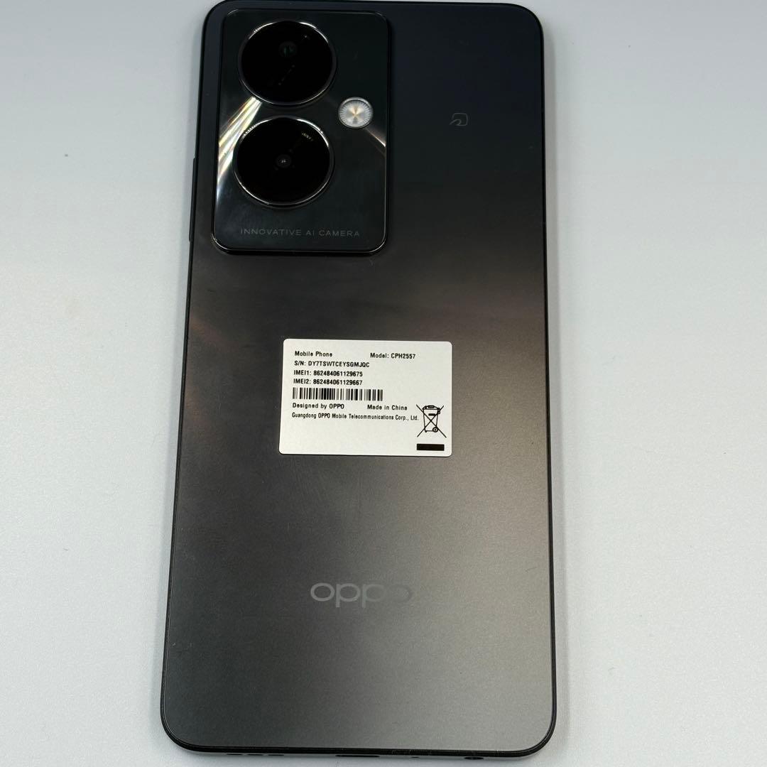 OPPO79A 5G SIMフリーミステリーブラック未使用　保護フィルム装着