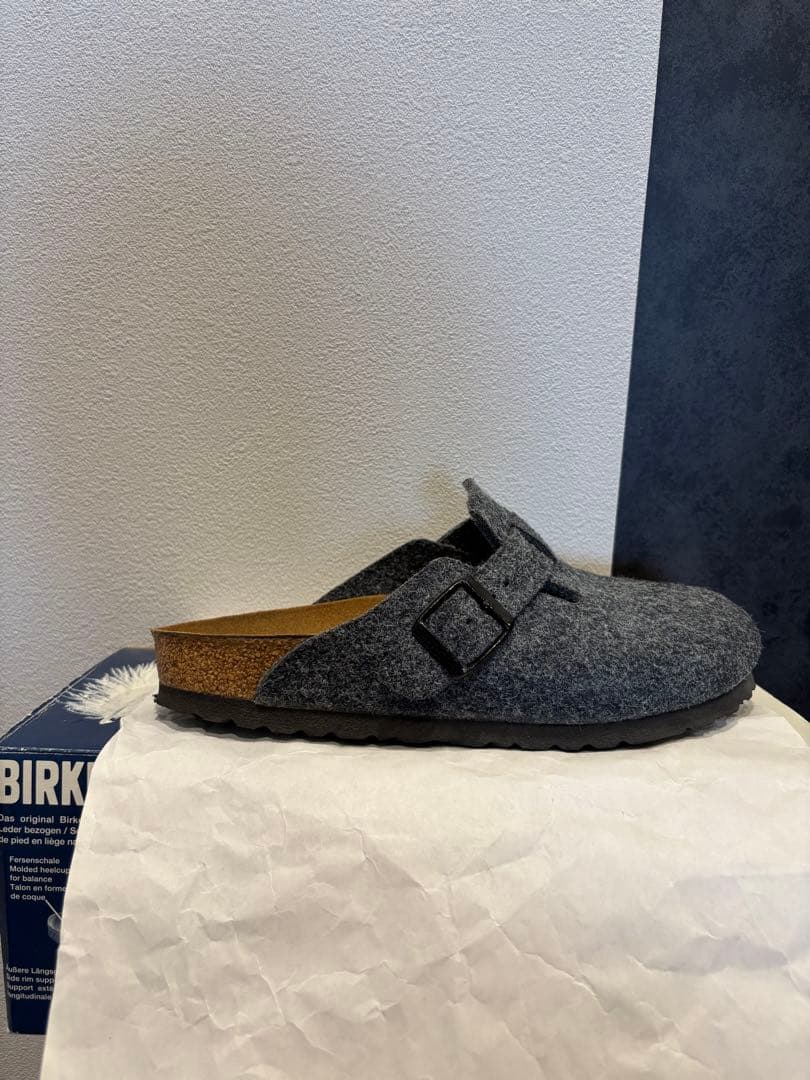 【美品】BIRKENSTOCK ビルケンシュトック ボストン フェルト 37