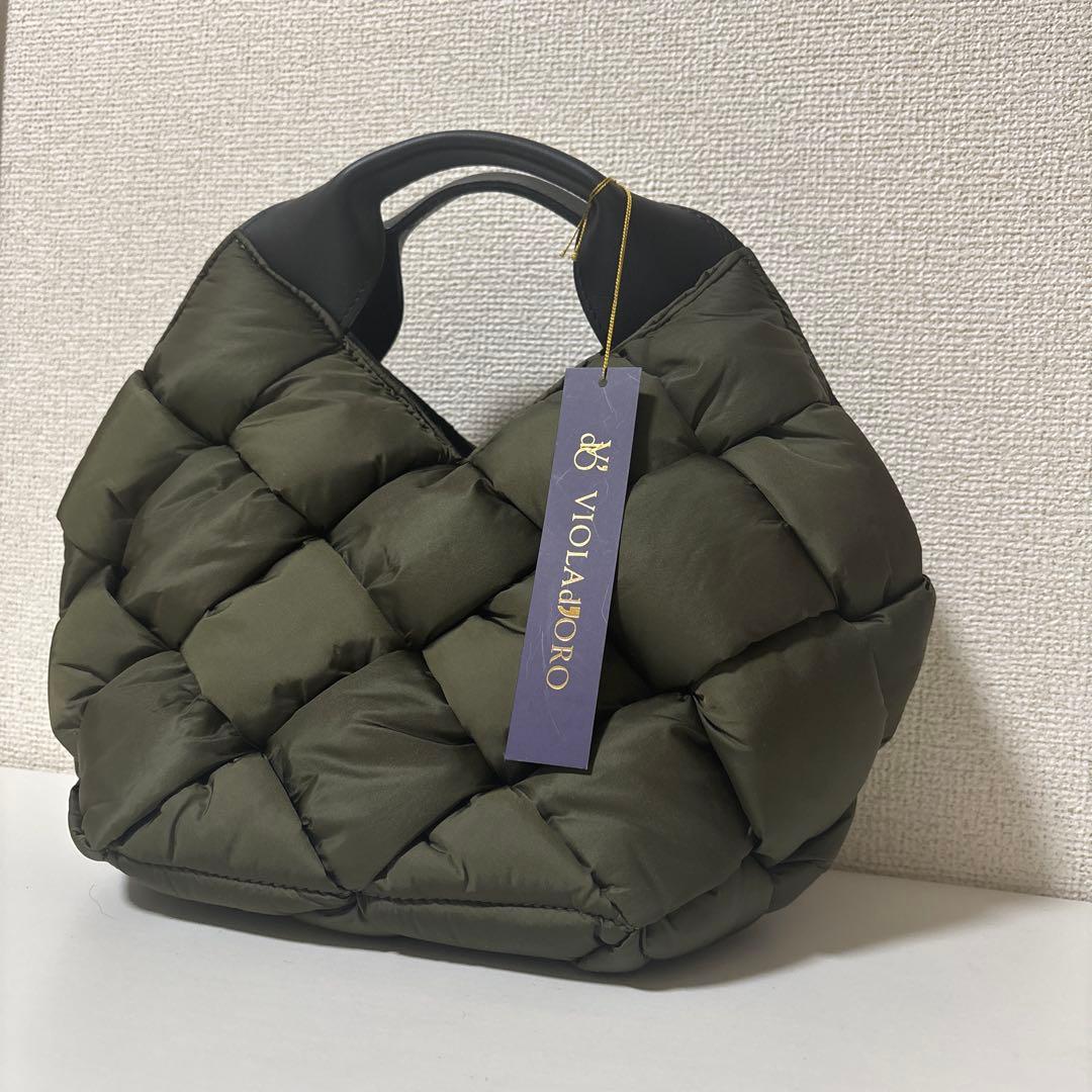 VIOLAd'ORO(ヴィオラドーロ) キルティング トートバッグ