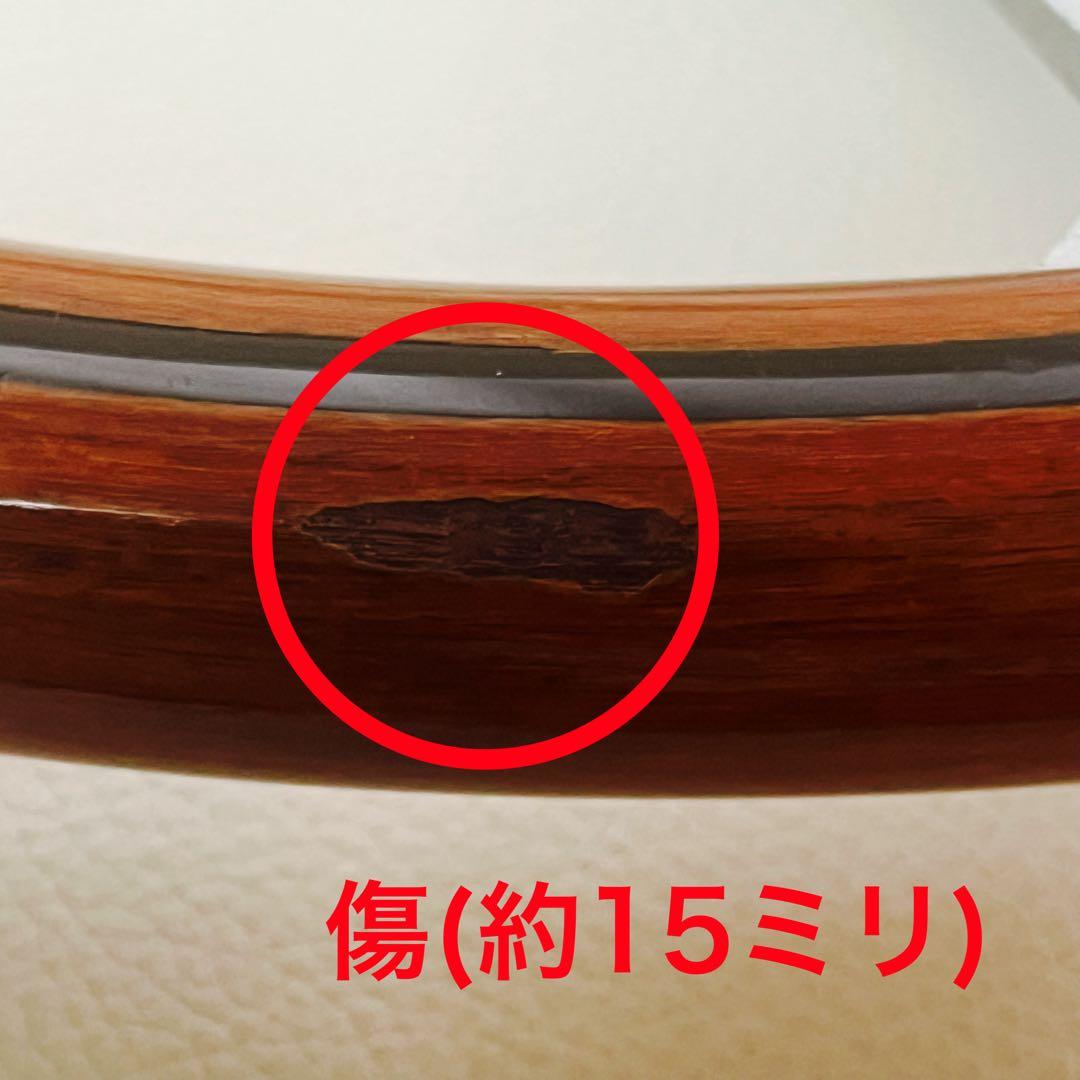 ナルディ　ウッド ステアリング シルバースポーク　飾り台付