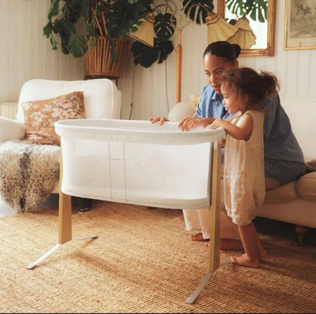 （美品）ベビービョルン クレードルハーモニー　ベビーベッド