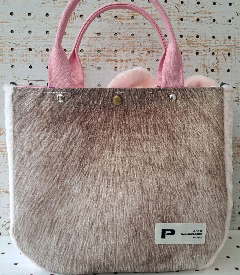 牡*❁様 コヤンイサムチョン　BIGフェイスルミ トートバッグ