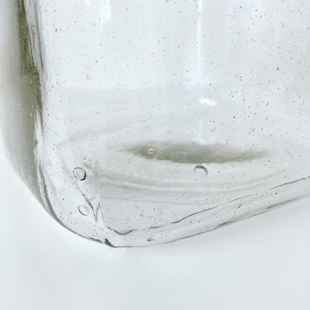 ガラスキャニスター　古道具　レトロインテリア　ビンテージ雑貨　ブロカント　古物